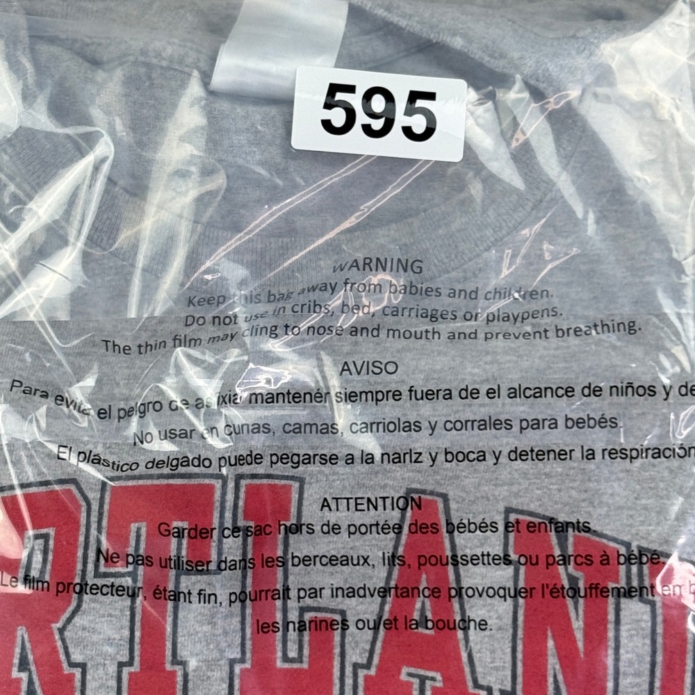 New Agenda Cortland Dad T-Shirt Men XL Gray Short Sleeve Graphic Tee Collegiate - Picture 7 of 7